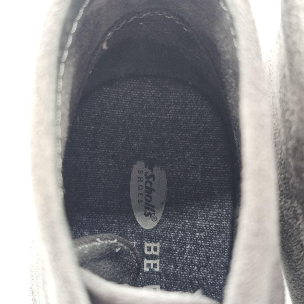 Dr Scholls Dakota Shoes Womens Size 7.5 Gray Wedge Ankle Booties Suede Comfort - Picture 10 of 13